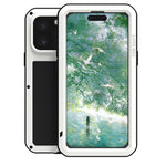 Ốp lưng điện thoại LOVE MEI kim loại chống sốc, chống nước và chống bụi, dành cho iPhone 17 Pro Max, iPhone 17 Pro, iPhone 17, iPhone 16 Pro Max, iPhone 16 Pro, iPhone 16, iPhone 15 Pro Max, iPhone 15 Pro