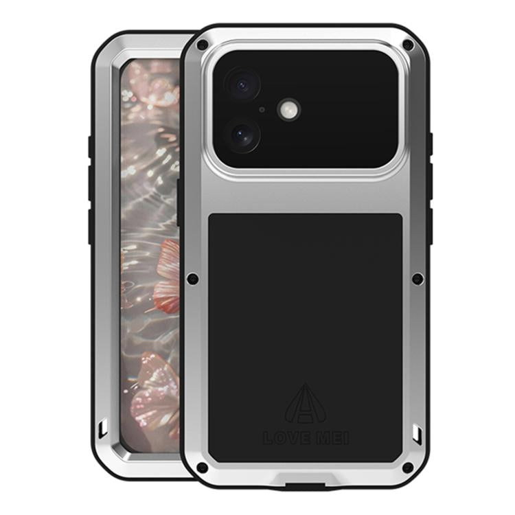 Ốp lưng điện thoại LOVE MEI kim loại chống sốc, chống nước và chống bụi, dành cho iPhone 17 Pro Max, iPhone 17 Pro, iPhone 17, iPhone 16 Pro Max, iPhone 16 Pro, iPhone 16, iPhone 15 Pro Max, iPhone 15 Pro