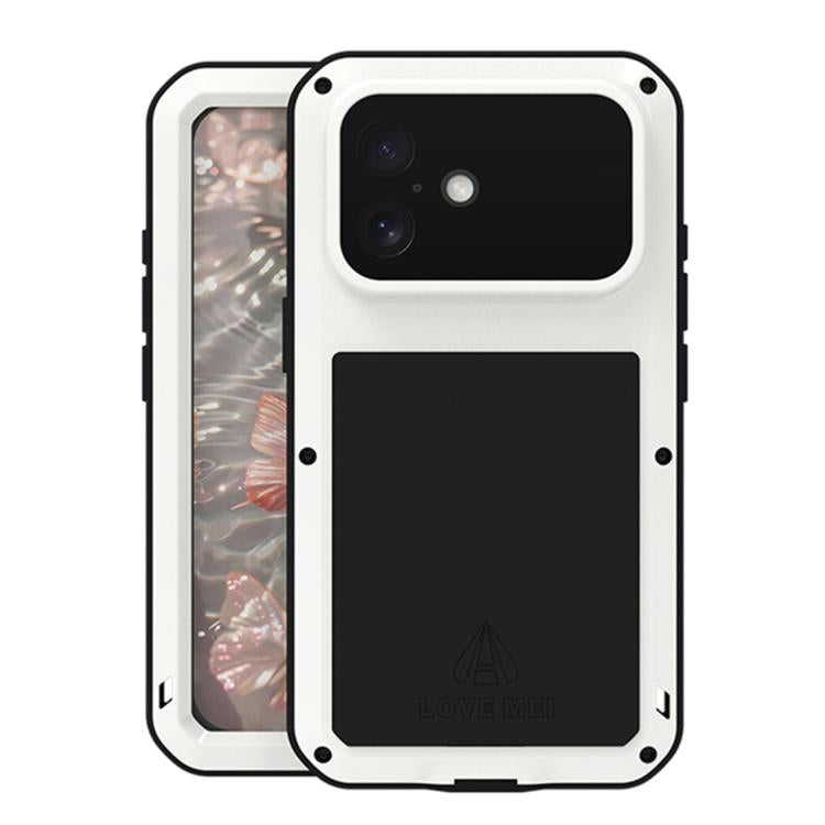 Ốp lưng điện thoại LOVE MEI kim loại chống sốc, chống nước và chống bụi, dành cho iPhone 17 Pro Max, iPhone 17 Pro, iPhone 17, iPhone 16 Pro Max, iPhone 16 Pro, iPhone 16, iPhone 15 Pro Max, iPhone 15 Pro