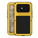 Ốp lưng điện thoại LOVE MEI kim loại chống sốc, chống nước và chống bụi, dành cho iPhone 17 Pro Max, iPhone 17 Pro, iPhone 17, iPhone 16 Pro Max, iPhone 16 Pro, iPhone 16, iPhone 15 Pro Max, iPhone 15 Pro