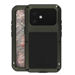 Ốp lưng điện thoại LOVE MEI kim loại chống sốc, chống nước và chống bụi, dành cho iPhone 17 Pro Max, iPhone 17 Pro, iPhone 17, iPhone 16 Pro Max, iPhone 16 Pro, iPhone 16, iPhone 15 Pro Max, iPhone 15 Pro