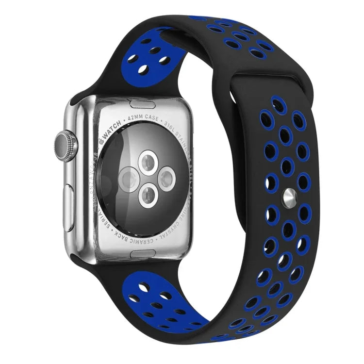 Dây đồng hồ silicone thể thao phiên bản tiêu chuẩn, dành cho Apple Watch Series 7 41mm / 6 & SE & 5 & 4 40mm / 3 & 2 & 1 38mm, dành cho Apple Watch Ultra 49mm / Series 8 & 7 45mm / SE 2 & 6 & SE & 5 & 4 44mm / 3 & 2 & 1 42mm