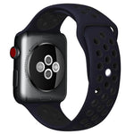 Dây đồng hồ silicone thể thao phiên bản tiêu chuẩn, dành cho Apple Watch Series 7 41mm / 6 & SE & 5 & 4 40mm / 3 & 2 & 1 38mm, dành cho Apple Watch Ultra 49mm / Series 8 & 7 45mm / SE 2 & 6 & SE & 5 & 4 44mm / 3 & 2 & 1 42mm