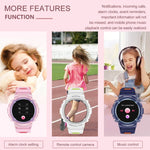 Đồng hồ thông minh trẻ em HT19 màn hình tròn 1.2 inch IP68, hỗ trợ theo dõi giấc ngủ