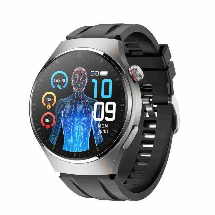 Đồng hồ thông minh gọi MT200 màn hình AMOLED 1.43 inch IP67, hỗ trợ ECG/đo nhiệt độ cơ thể/đo đường huyết