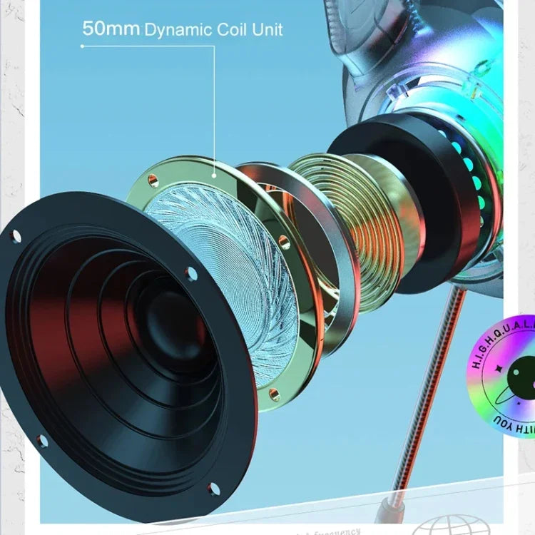 Tai nghe chơi game có dây AWEI GM-9 với đèn tai mèo nhiều màu và mic, GM-9