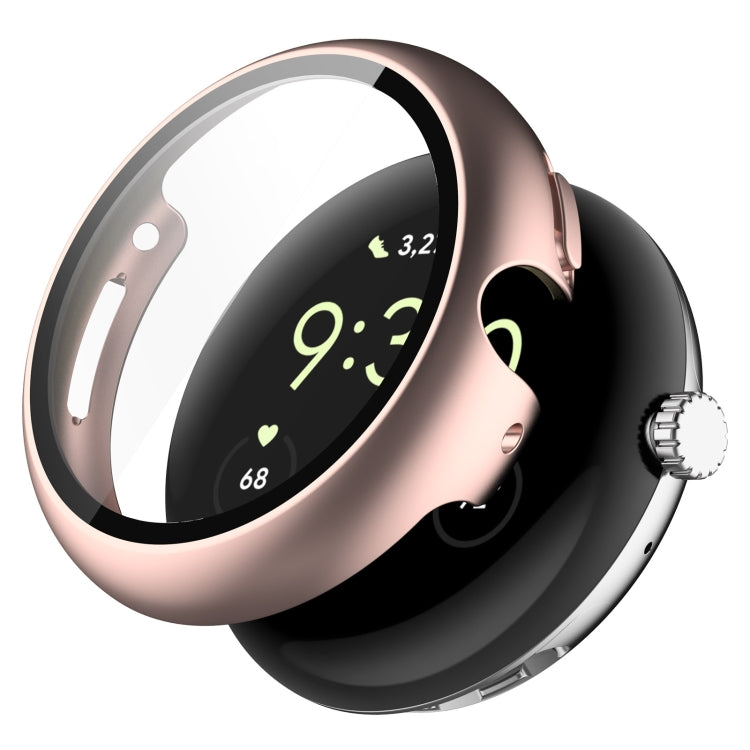 Ốp bảo vệ đồng hồ tích hợp PC + kính cường lực, dành cho Google Pixel Watch 2