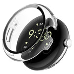 Ốp bảo vệ đồng hồ tích hợp PC + kính cường lực, dành cho Google Pixel Watch 2