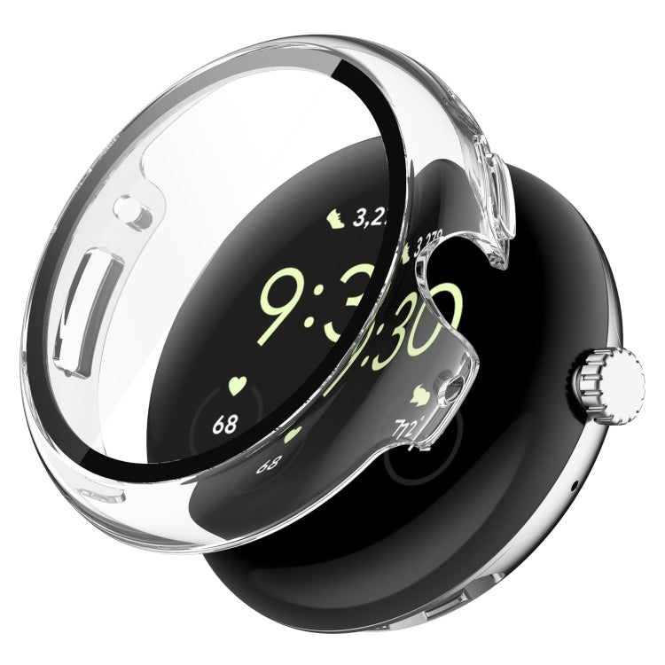 Ốp bảo vệ đồng hồ tích hợp PC + kính cường lực, dành cho Google Pixel Watch 2