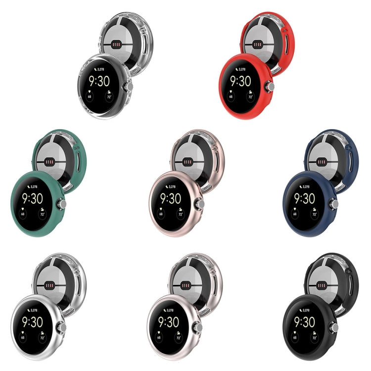 Ốp bảo vệ đồng hồ PC rỗng nửa bộ, dành cho Google Pixel Watch 2