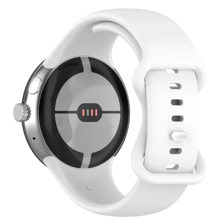 Dây đồng hồ silicone màu trơn cho Google Pixel Watch 4 / 3 / 2 / 1 41mm, Size S, Size L
