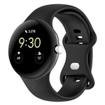 Dây đồng hồ silicone màu trơn cho Google Pixel Watch 4 / 3 / 2 / 1 41mm, Size S, Size L