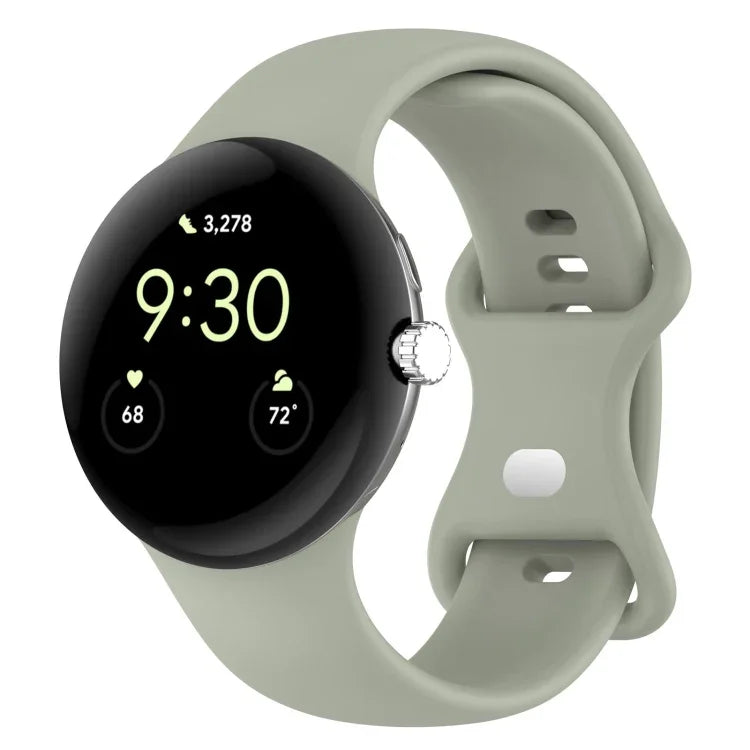 Dây đồng hồ silicone màu trơn cho Google Pixel Watch 4 / 3 / 2 / 1 41mm, Size S, Size L