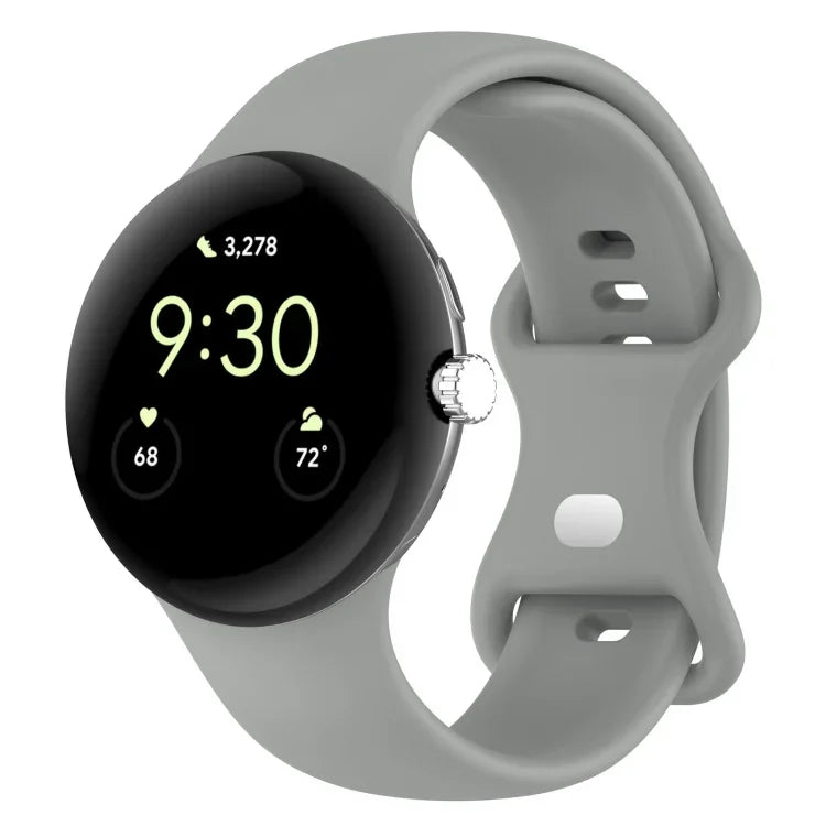 Dây đồng hồ silicone màu trơn cho Google Pixel Watch 4 / 3 / 2 / 1 41mm, Size S, Size L