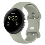 Dây đồng hồ silicone màu trơn cho Google Pixel Watch 4 / 3 / 2 / 1 41mm, Size S, Size L