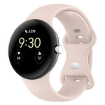 Dây đồng hồ silicone màu trơn cho Google Pixel Watch 4 / 3 / 2 / 1 41mm, Size S, Size L