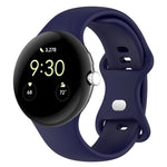 Dây đồng hồ silicone màu trơn cho Google Pixel Watch 4 / 3 / 2 / 1 41mm, Size S, Size L