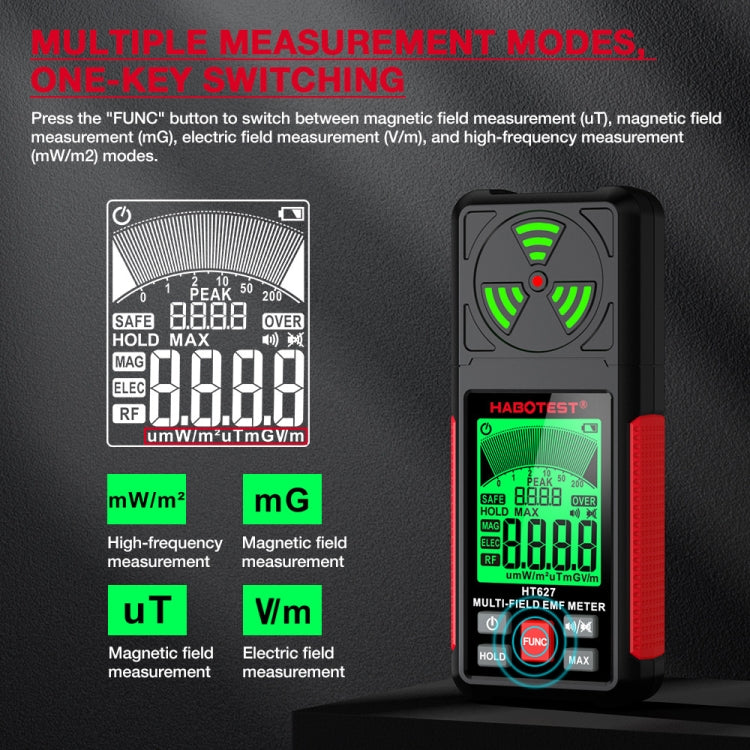 Máy đo bức xạ điện từ HABOTEST HT627, HT627