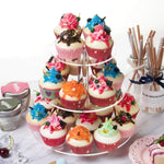 Giá đỡ cupcake acrylic tròn 3 tầng YX062, YX062