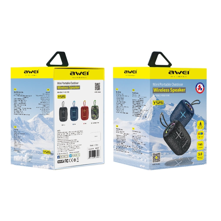Loa Bluetooth mini di động ngoài trời awei Y526 TWS