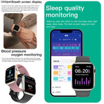 Vòng đeo tay thông minh Q9, đồng hồ thông minh chống nước màn hình 2.01 inch, gọi BT / đo nhịp tim / huyết áp / oxy trong máu
