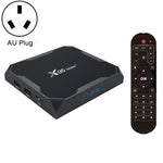 X96 max+ Hộp TV Thông Minh 4K, Android 9.0, Amlogic S905X3 Bốn Nhân Cortex-A55, 4GB+64GB, Hỗ Trợ LAN, AV, WiFi 2.4G/5G, USBx2, Thẻ TF, Phích Cắm EU, Phích Cắm UK, Phích Cắm AU