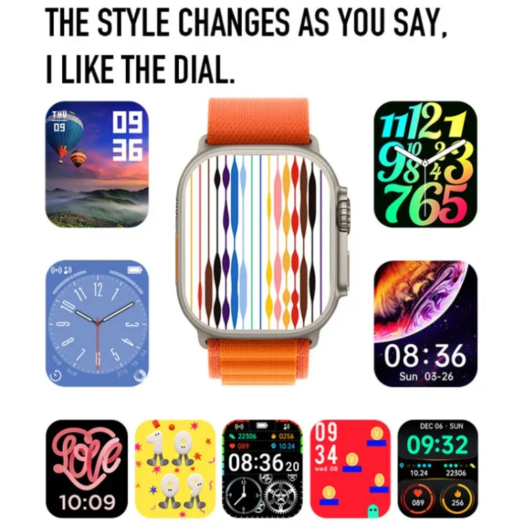 Vòng đeo tay thông minh S800 Ultra Max, đồng hồ thông minh dây silicone 1.5 inch, gọi Bluetooth / đo nhịp tim / huyết áp / oxy trong máu