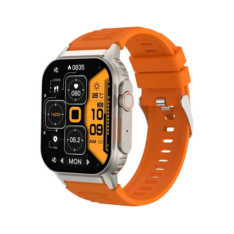 Vòng đeo tay thông minh G41, đồng hồ thông minh chống nước IP67 màn hình 2.01 inch, gọi Bluetooth / đo nhịp tim / đo đường huyết không xâm lấn / HRV / MET