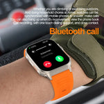 Vòng đeo tay thông minh G41, đồng hồ thông minh chống nước IP67 màn hình 2.01 inch, gọi Bluetooth / đo nhịp tim / đo đường huyết không xâm lấn / HRV / MET