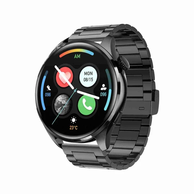Vòng Đeo Thông Minh TM05 Pro, Màn Hình 1.46 inch Dây Thép, Đồng Hồ Thông Minh Chống Nước IP67, Gọi Bluetooth / Đo Nhịp Tim / Huyết Áp / Oxy Máu, Dây Thép
