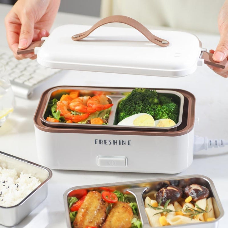 Lò vi sóng đa năng có hộp cơm điện cắm điện, Màu trắng một lớp, Màu trắng hai lớp, Ba lớp màu trắng