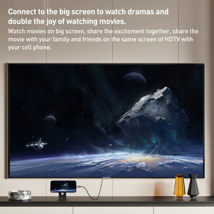 Cáp chuyển đổi Yesido HM13 2m 8 chân sang HDMI 1080P HDTV, HM13