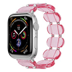 Stretch Resin Watch Band, For Apple Watch SE 40mm, For Apple Watch SE 44mm, For Apple Watch 6 40mm, For Apple Watch Series 6 44mm, For Apple Watch Series 5 44mm, For Apple Watch Series 5 40mm