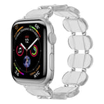 Dây đồng hồ nhựa resin co giãn, dành cho Apple Watch Series 4 44mm, Series 4 40mm, Series 3 38mm, Series 3 42mm, Series 2 42mm, Series 2 38mm