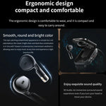 Đồng Hồ Thông Minh D8 2.01 inch 2 trong 1 Tai Nghe Bluetooth Dây Silicone, Hỗ Trợ Giám Sát Sức Khỏe / NFC, Dây Silicone (Đen), Dây Silicone (Be)