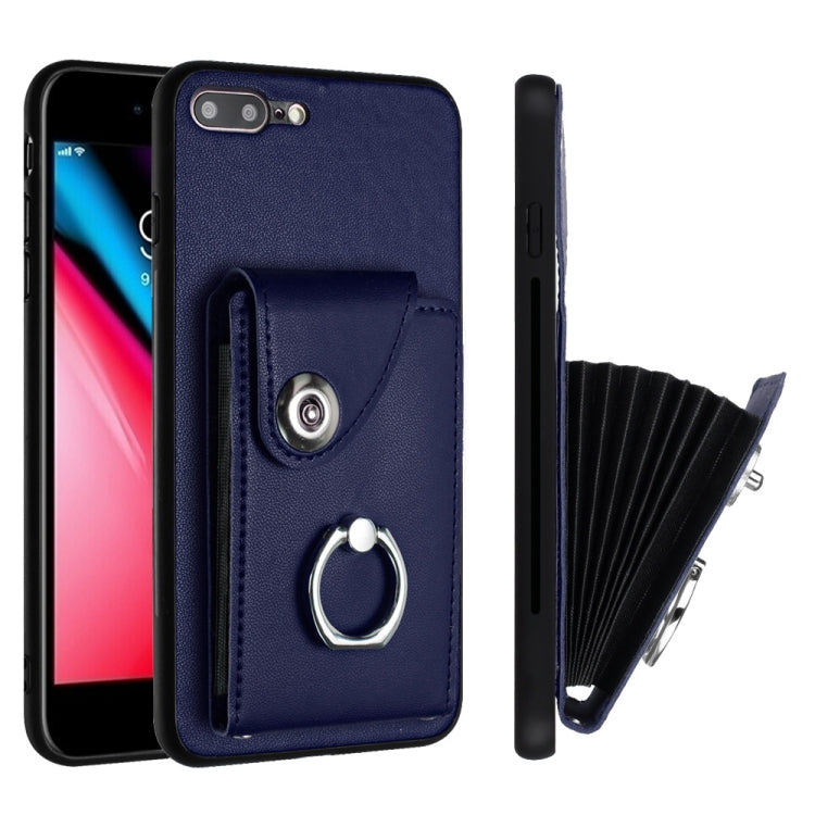 Ốp điện thoại có vòng giữ thẻ Organ Card Bag, dành cho iPhone 8 Plus / 7 Plus