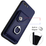 Ốp điện thoại có vòng giữ thẻ Organ Card Bag, dành cho iPhone 8 Plus / 7 Plus