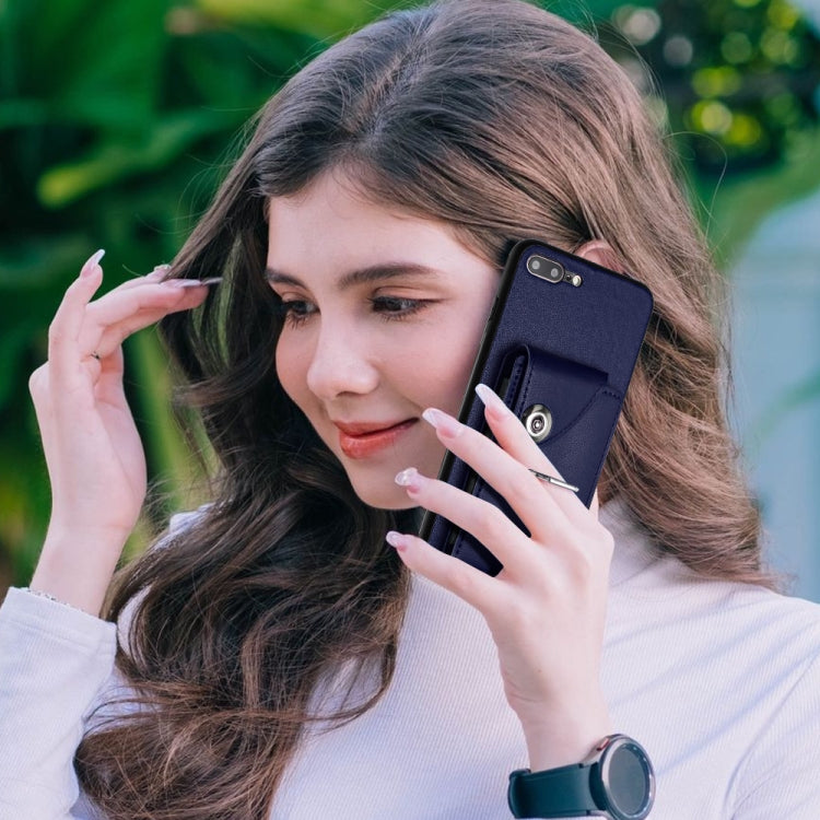 Ốp điện thoại có vòng giữ thẻ Organ Card Bag, dành cho iPhone 8 Plus / 7 Plus