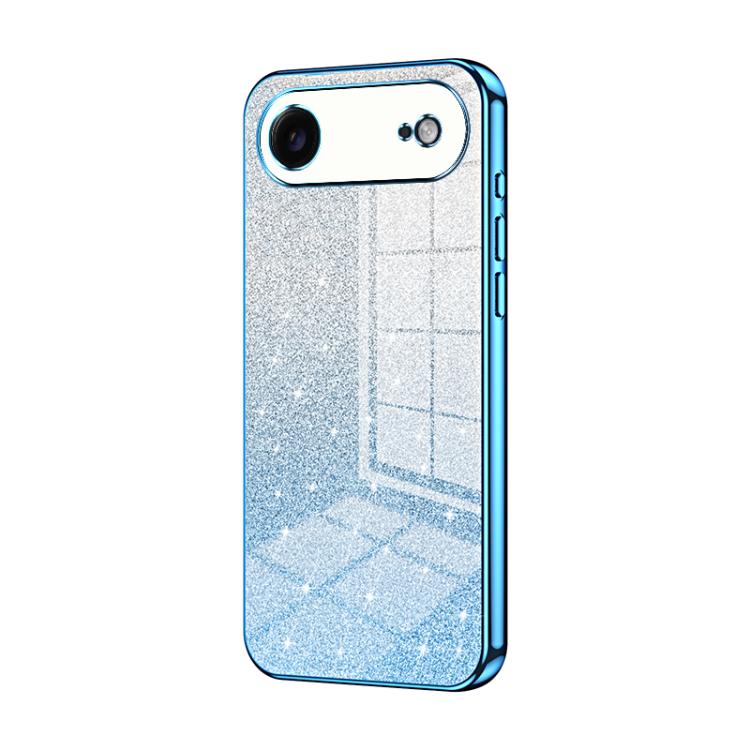 Gradient Glitter Powder Electroplated Phone Case, For iPhone 17e / 16e, For iPhone 17 Pro Max, For iPhone 17 Pro, For iPhone 17, For iPhone Air, For iPhone 16 Pro Max