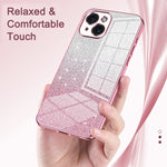 Ốp điện thoại mạ điện bột kim tuyến chuyển sắc, dành cho iPhone 16 Pro, dành cho iPhone 16 Plus, dành cho iPhone 16, dành cho iPhone 15 Pro Max, dành cho iPhone 15 Pro, dành cho iPhone 15 Plus