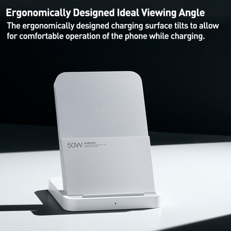 Bộ sạc không dây làm mát bằng không khí dọc Xiaomi chính hãng 50W Pro