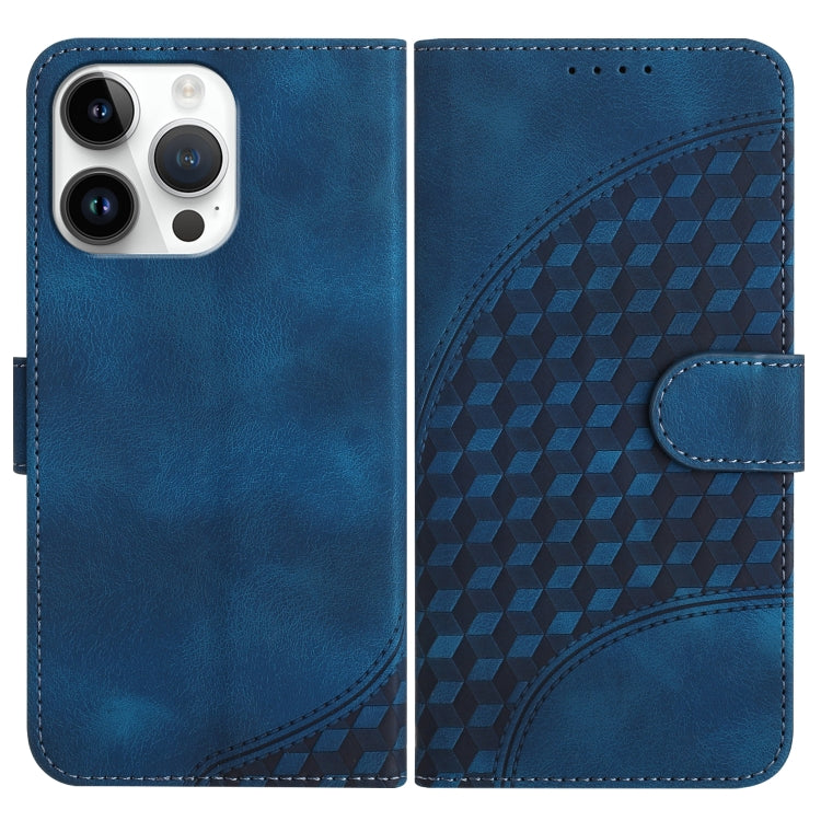YX0060 Elephant Head Embossed Phone Leather Case with Lanyard, For iPhone 16 Pro, For iPhone 16 Plus, For iPhone 16, For iPhone 15 Pro Max, For iPhone 15 Pro, For iPhone 15 Plus