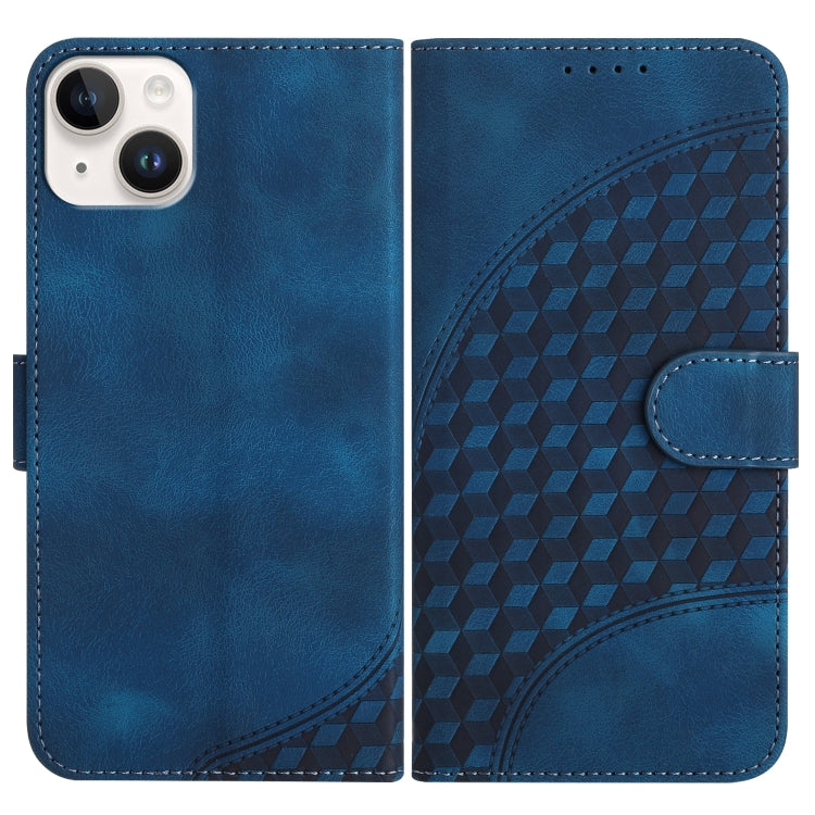 YX0060 Elephant Head Embossed Phone Leather Case with Lanyard, For iPhone 15, For iPhone 14 Plus, For iPhone 14, For iPhone 14 Pro, For iPhone 14 Pro Max, For iPhone SE 2022/SE 2020/6/7/8