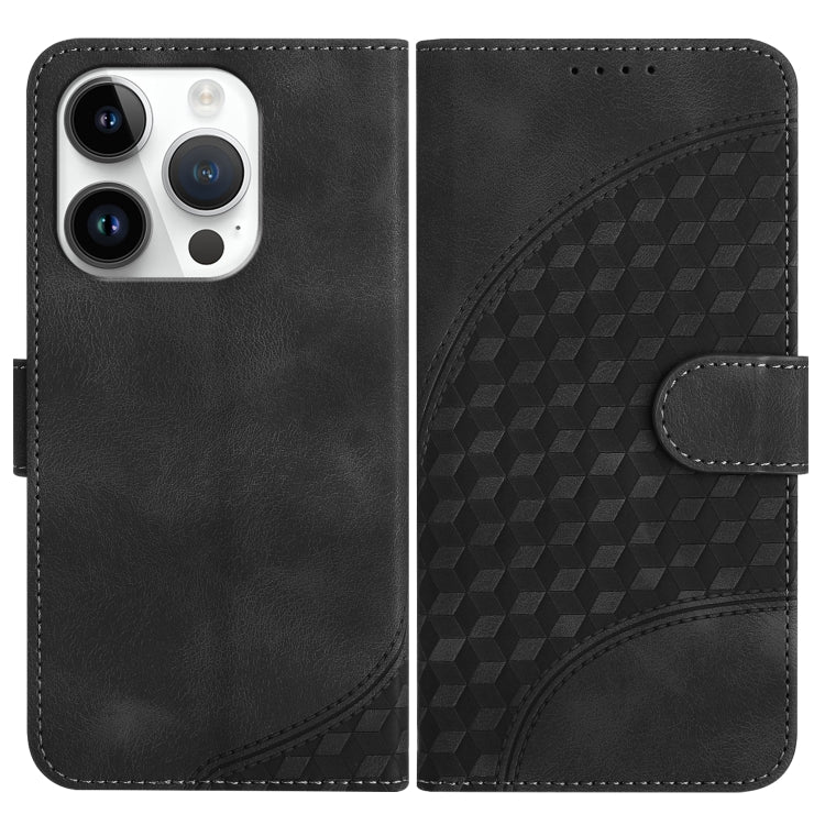 YX0060 Elephant Head Embossed Phone Leather Case with Lanyard, For iPhone 15, For iPhone 14 Plus, For iPhone 14, For iPhone 14 Pro, For iPhone 14 Pro Max, For iPhone SE 2022/SE 2020/6/7/8