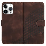 YX0060 Elephant Head Embossed Phone Leather Case with Lanyard, For iPhone 15, For iPhone 14 Plus, For iPhone 14, For iPhone 14 Pro, For iPhone 14 Pro Max, For iPhone SE 2022/SE 2020/6/7/8