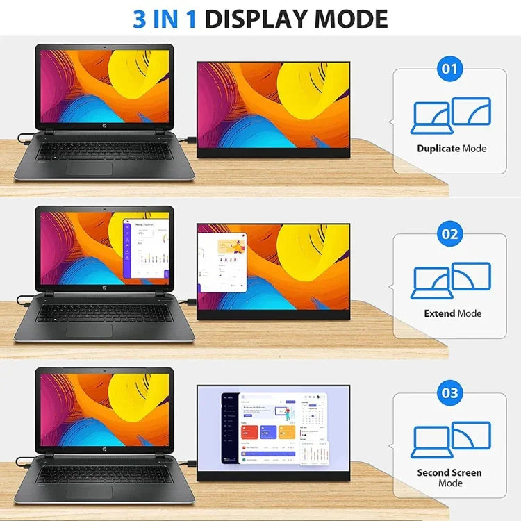 Màn hình di động 15.6 inch HDR 1080P IPS, 15.6 inch 1080P