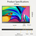 Màn hình di động 15.6 inch HDR 1080P IPS, 15.6 inch 1080P