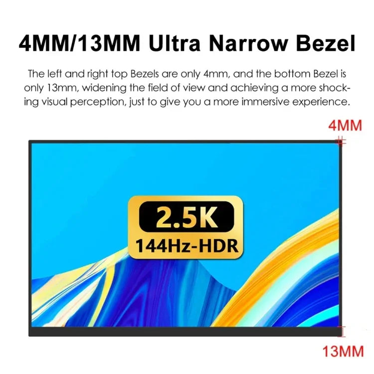 Màn hình di động 18 inch HDR 2560x1600P IPS, 18 inch 2.5K