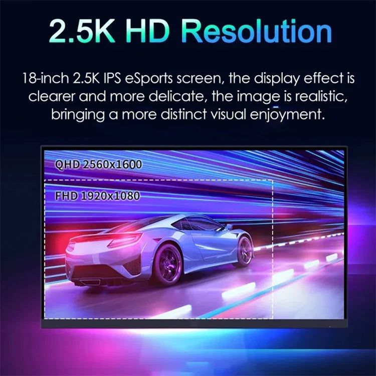 Màn hình di động 18 inch HDR 2560x1600P IPS, 18 inch 2.5K
