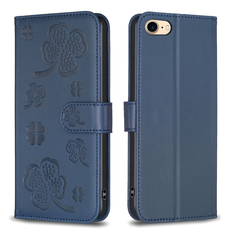 Bao da điện thoại dập nổi cỏ bốn lá, Dành cho iPhone 7 / 8 / SE 2022, Dành cho iPhone 13 Pro Max, Dành cho iPhone 13 Pro, Dành cho iPhone 13, Dành cho iPhone 12 / 12 Pro, Dành cho iPhone 12 Pro Max, Dành cho iPhone 11 Pro Max, Dành cho iPhone 11